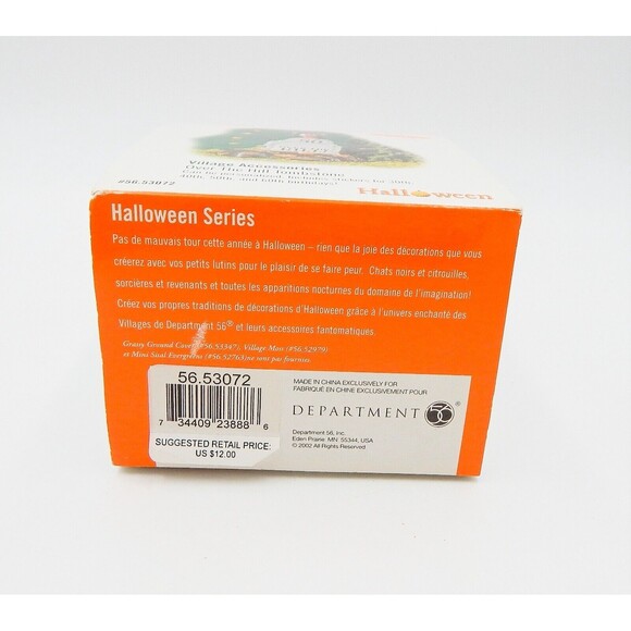 Dept 56 Halloween Over The Hill Tombstone Village Accessories Birthday 2002 - Picture 9 of 9